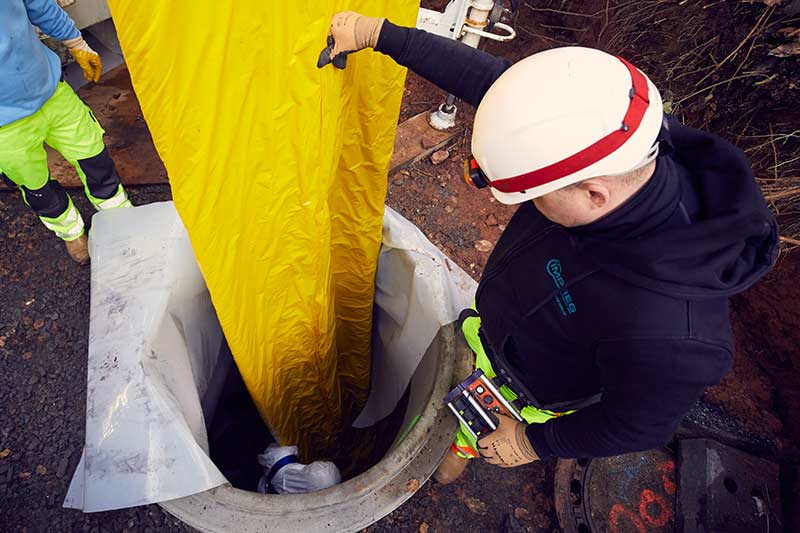 Technical Support for trenchless sewer rehabilitation with IMPREG Liners
